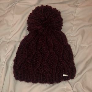 Maroon winter hat